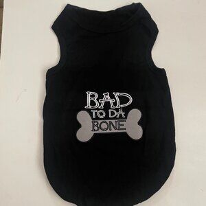 Bad to Da Bone Dog Shirt